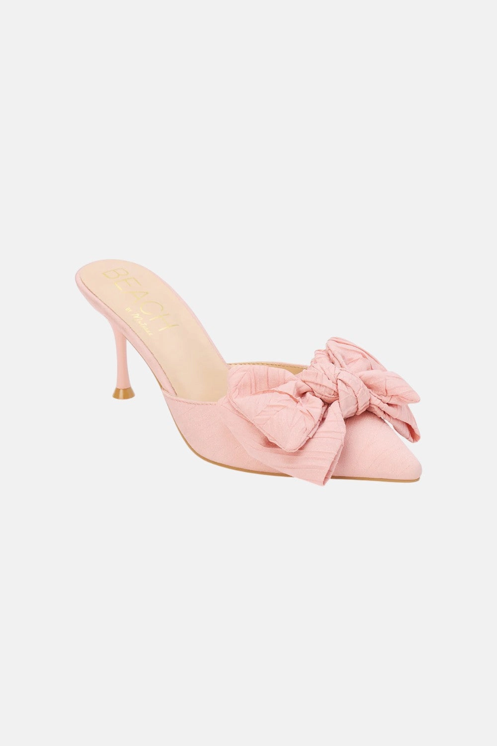 Summer Sandals Comfortable Backstrap Matisse Goldie Heeled Mule in Pink