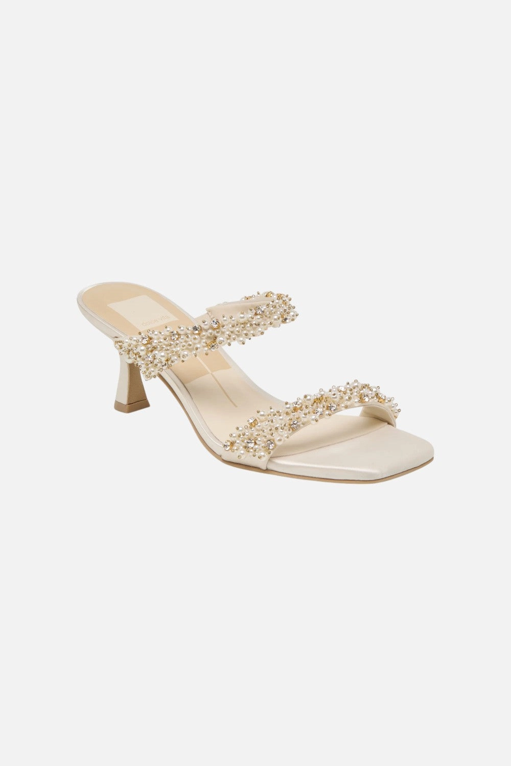 Dolce Vita Genora Rhinestone Heels Ivory Rhinestone Sophisticated
