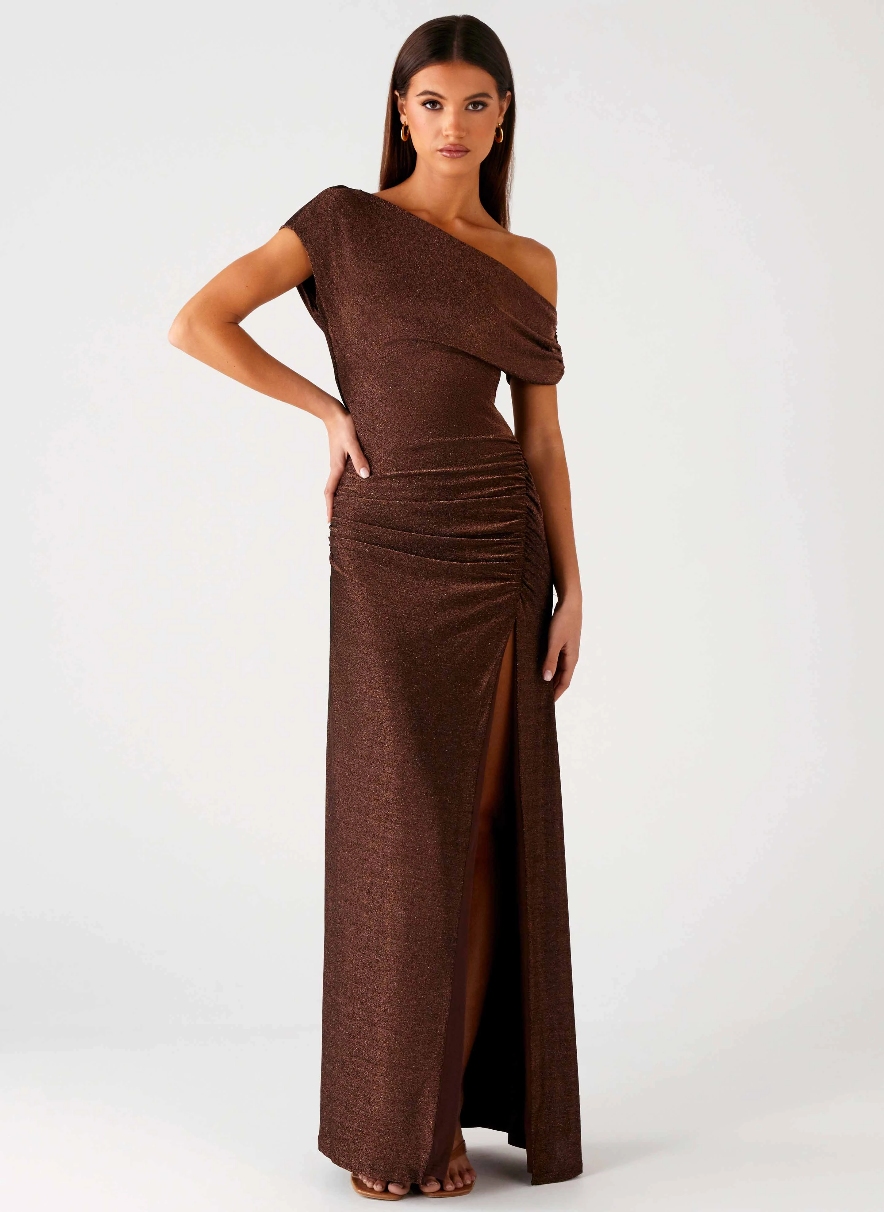 Harvest Moon Maxi Dress - Chocolate Lightweight-Structure Chill Design