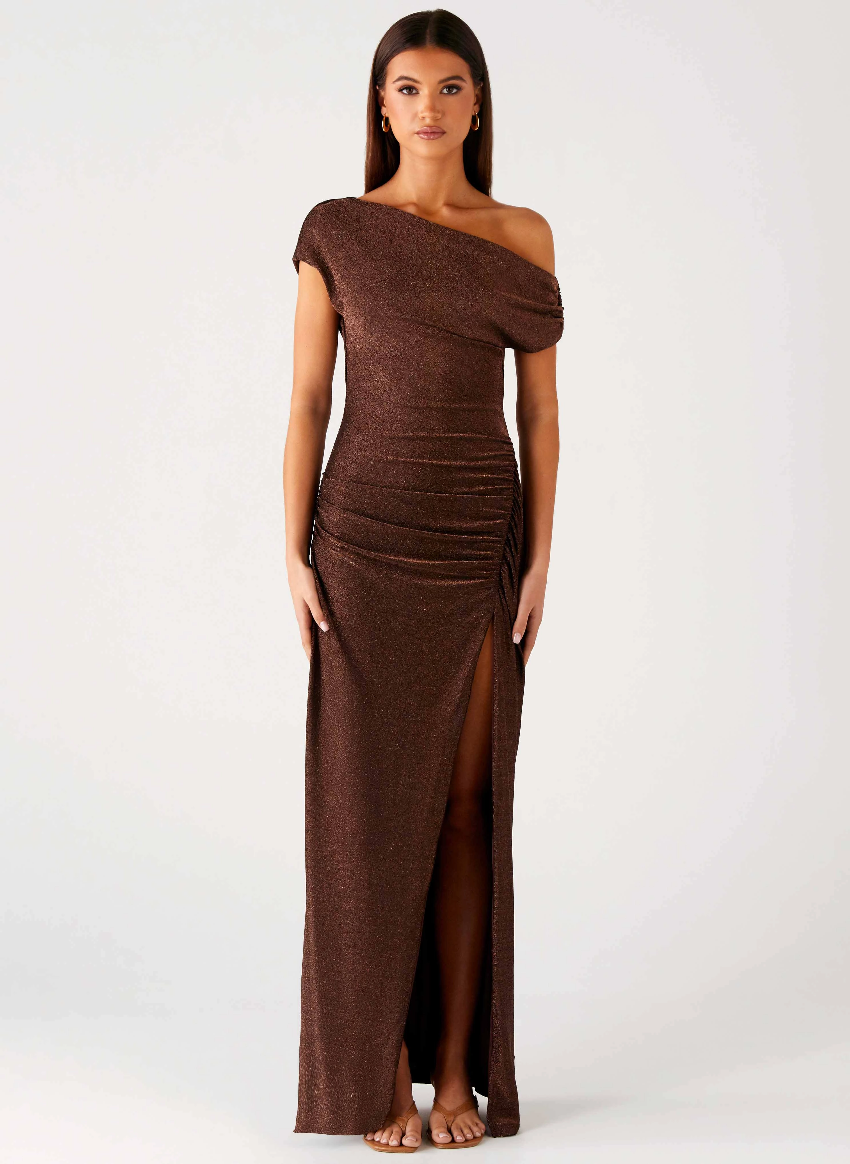 Harvest Moon Maxi Dress - Chocolate Walk Grace