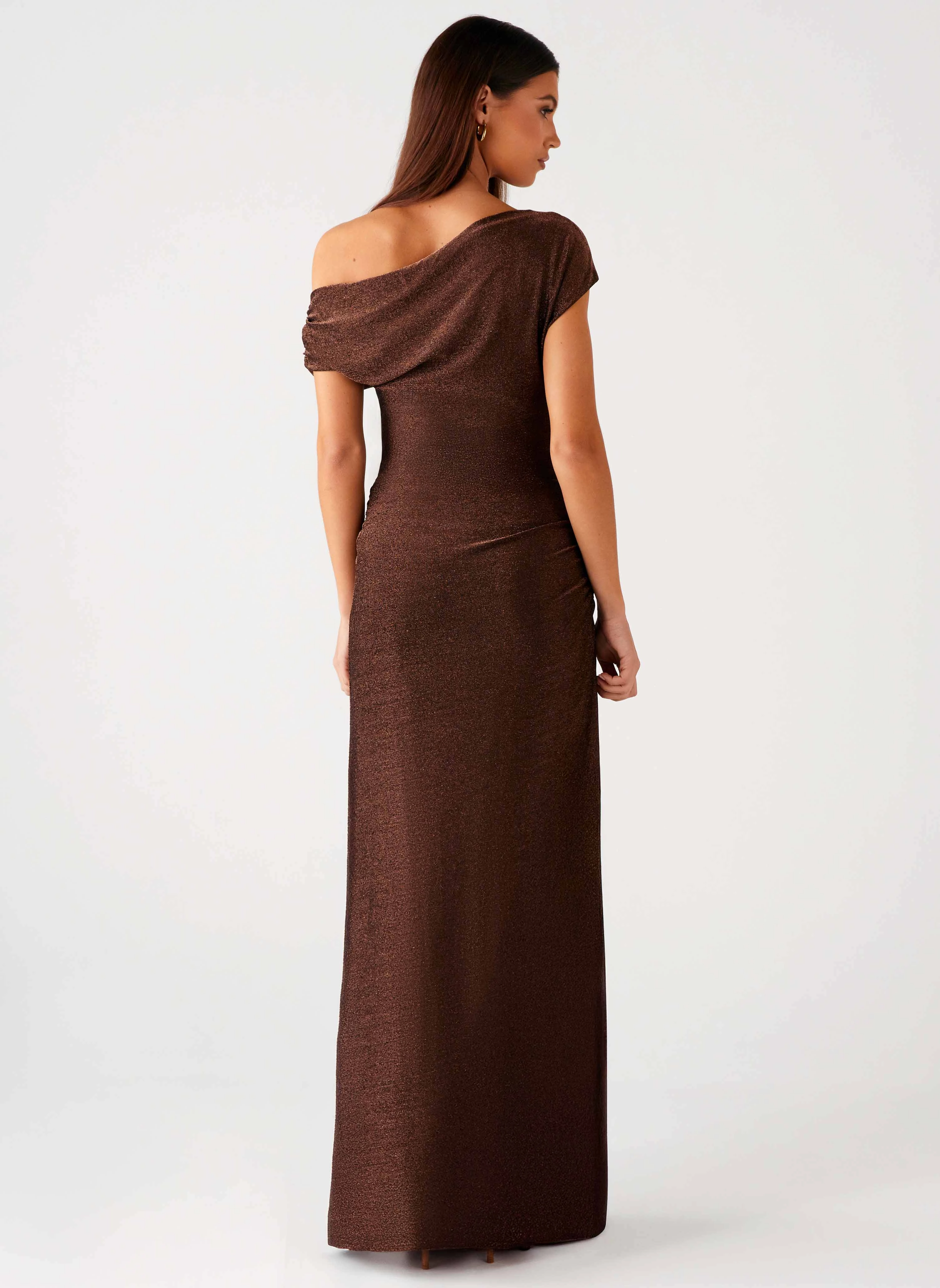 Harvest Moon Maxi Dress - Chocolate Stylish Cut