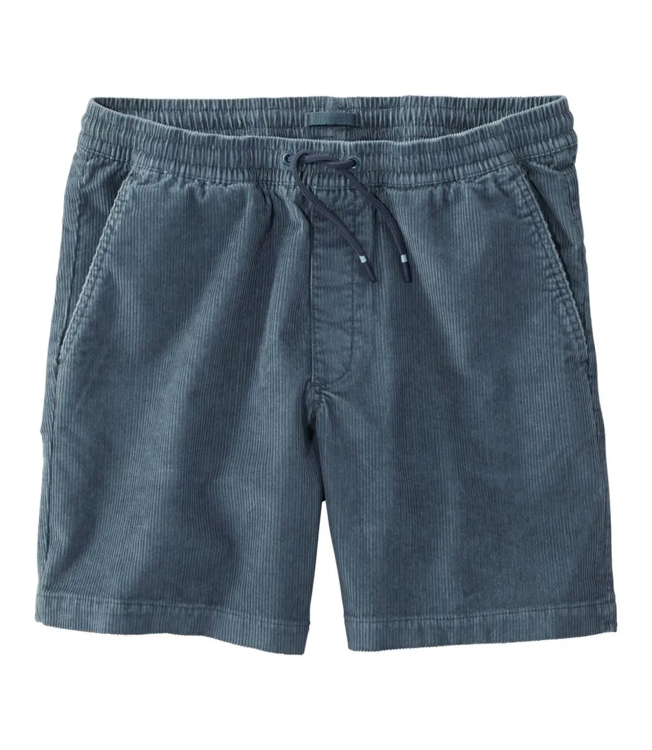 rayon fabric Wide Wale Corduroy Pull-On Short 7" Men's