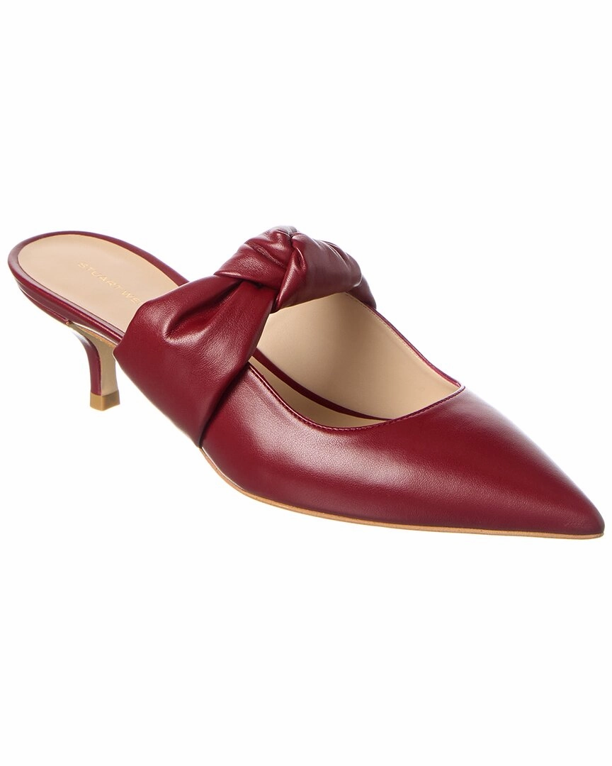 Road Stuart Weitzman Solange Leather Mule