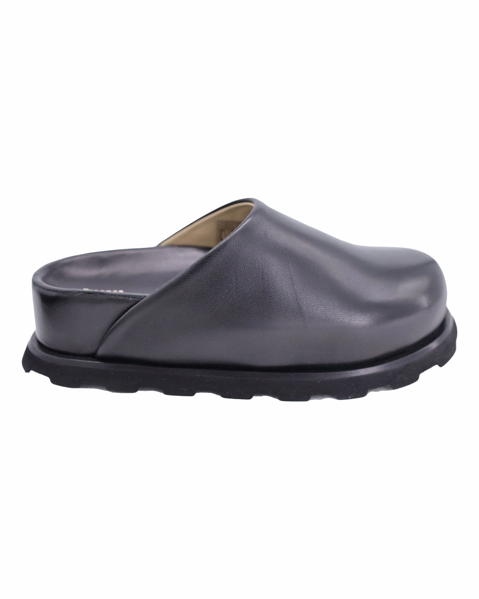 Natural Fiber Construction Proenza Schouler Forma Mules in Black Leather