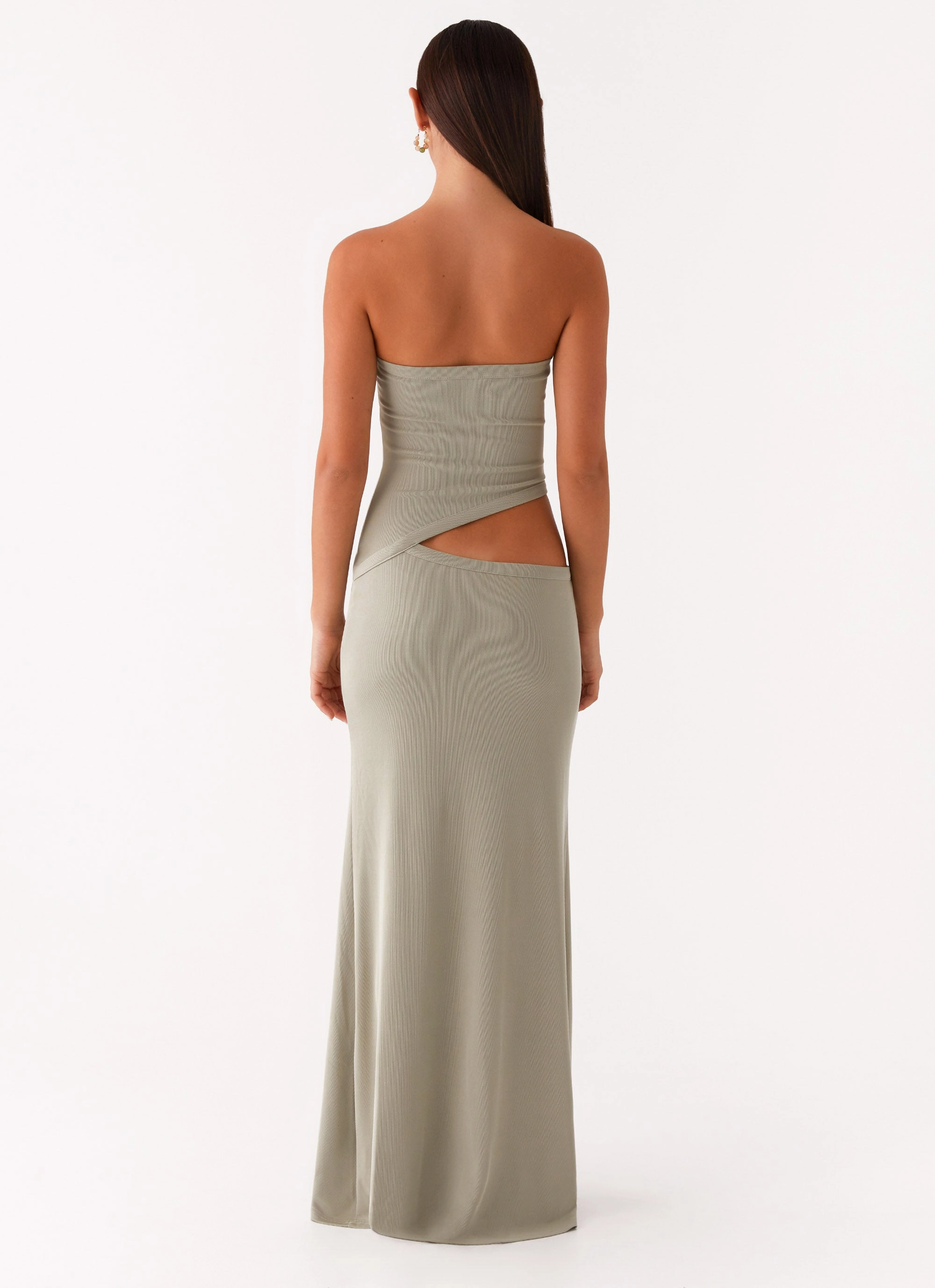 Low Maintenance Wild Roses Maxi Dress - Sage