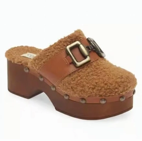 Winona Clog In Cognac Sheerling Anti slip technology