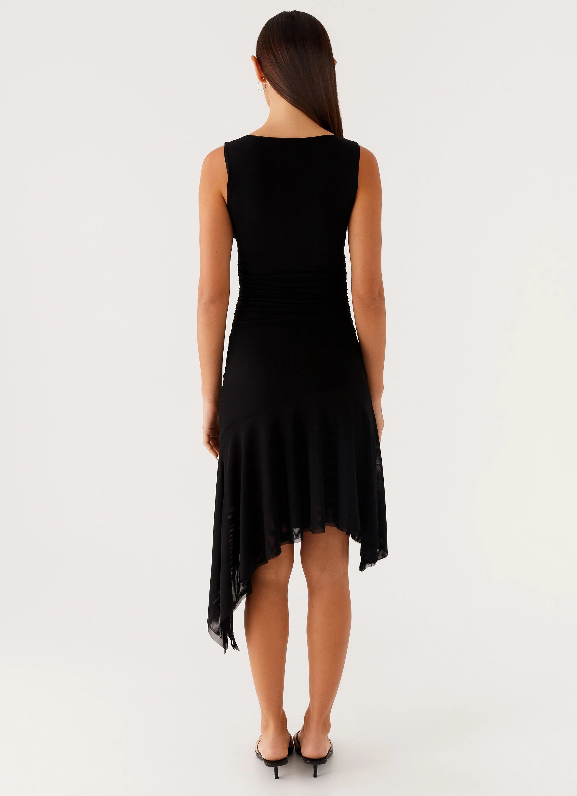Effortless Touch Calm Beauty Winona Midi Dress - Black