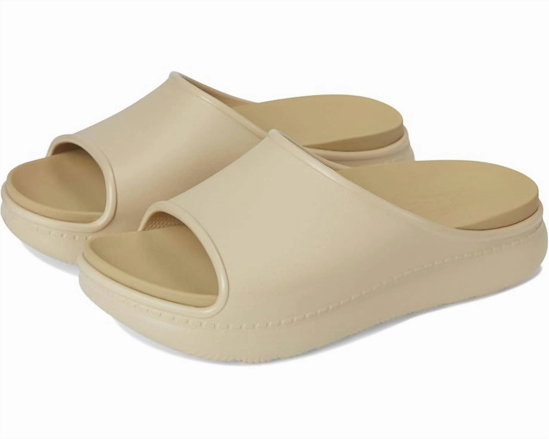 Women Devyn Slide In Sand Athletic Design Comfort Padding