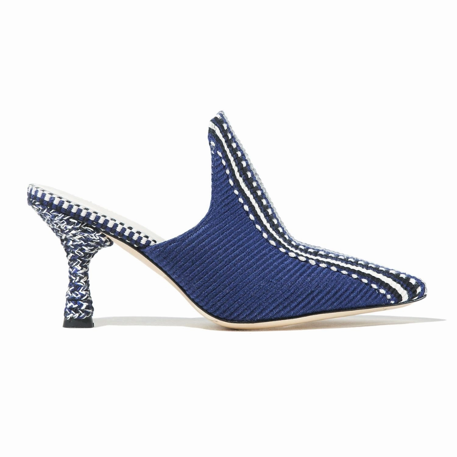 Women Mencia Heeled Mule In Night Easygoing Comfort Anti   Fatigue