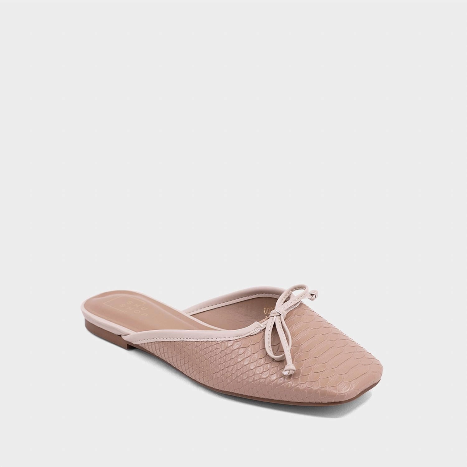 Women's Andrea Slip-On Mule In Nude Snake Instant Comfort