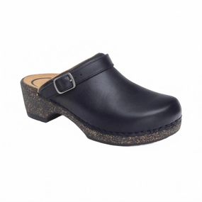 Secure fit RemovableInsole Women's Beckie Cork Clog In Black