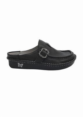 Low Profile Women's Brigid Slip-On Open Back Clog In Black