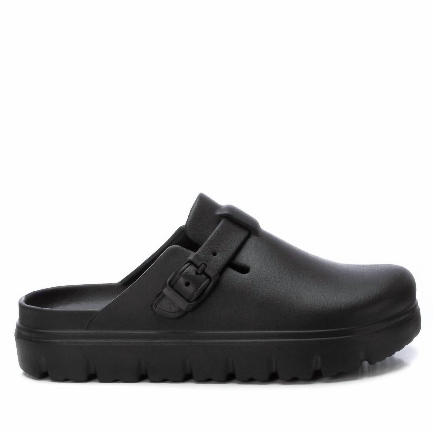 Women's Casual Rubber Clogs In Black Effortless Style Chill Relaxation Fit