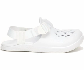 Reinforced Sides Comfort Padding Women's Chillos Clogs In White