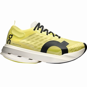 Women's Cloudboom Strike running with a GPS watch