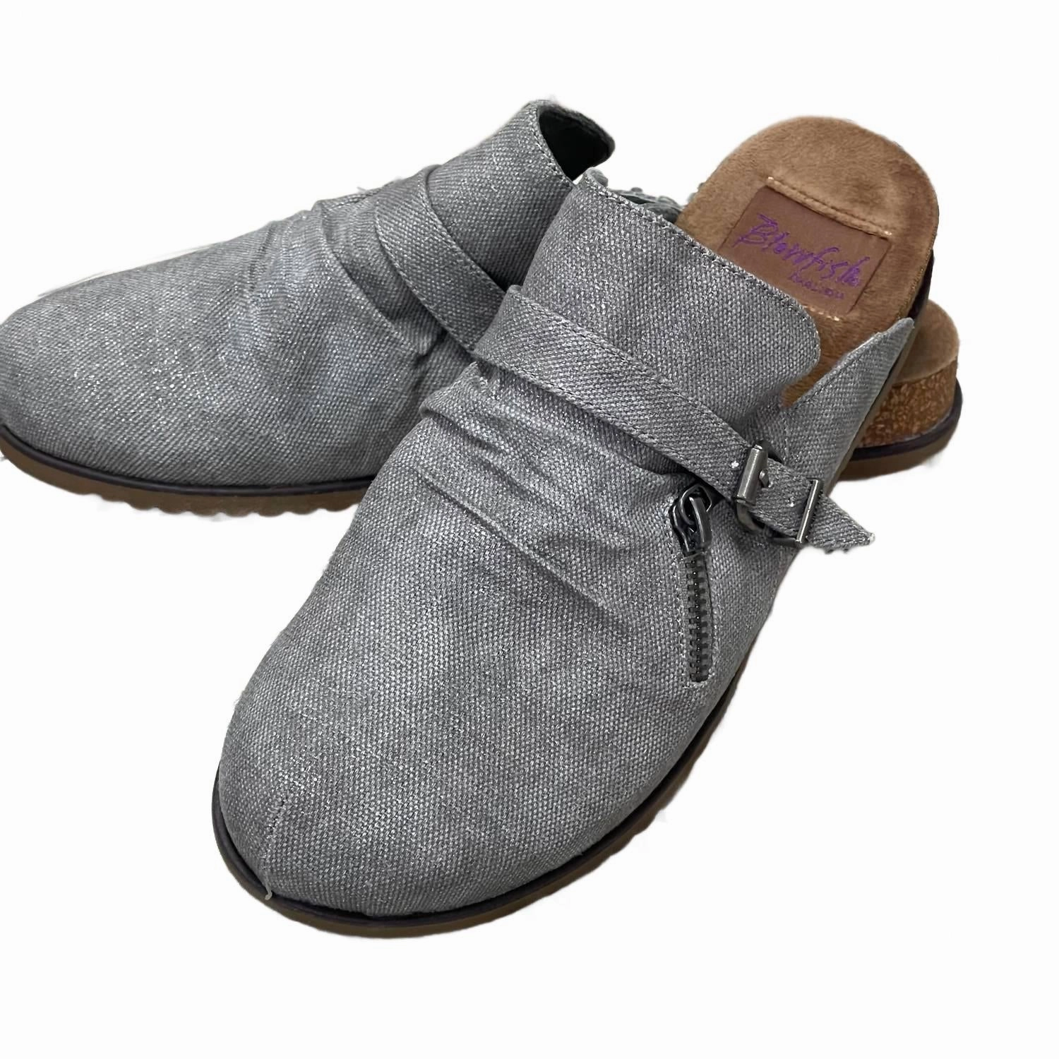 Women's Florah Clog Shoes In Grey Anti   Friction