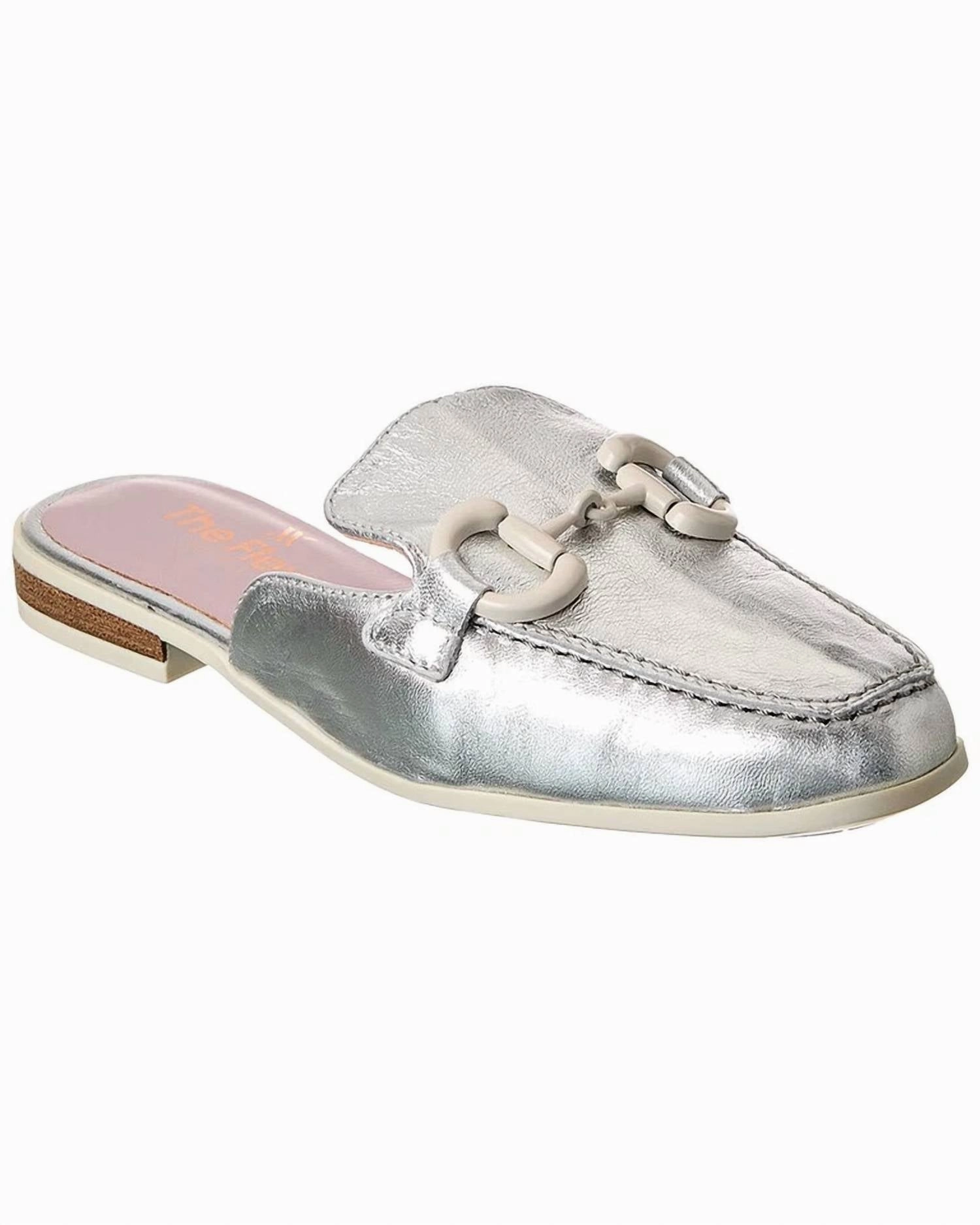 Women's Guia Mule In Silver Sandal Style