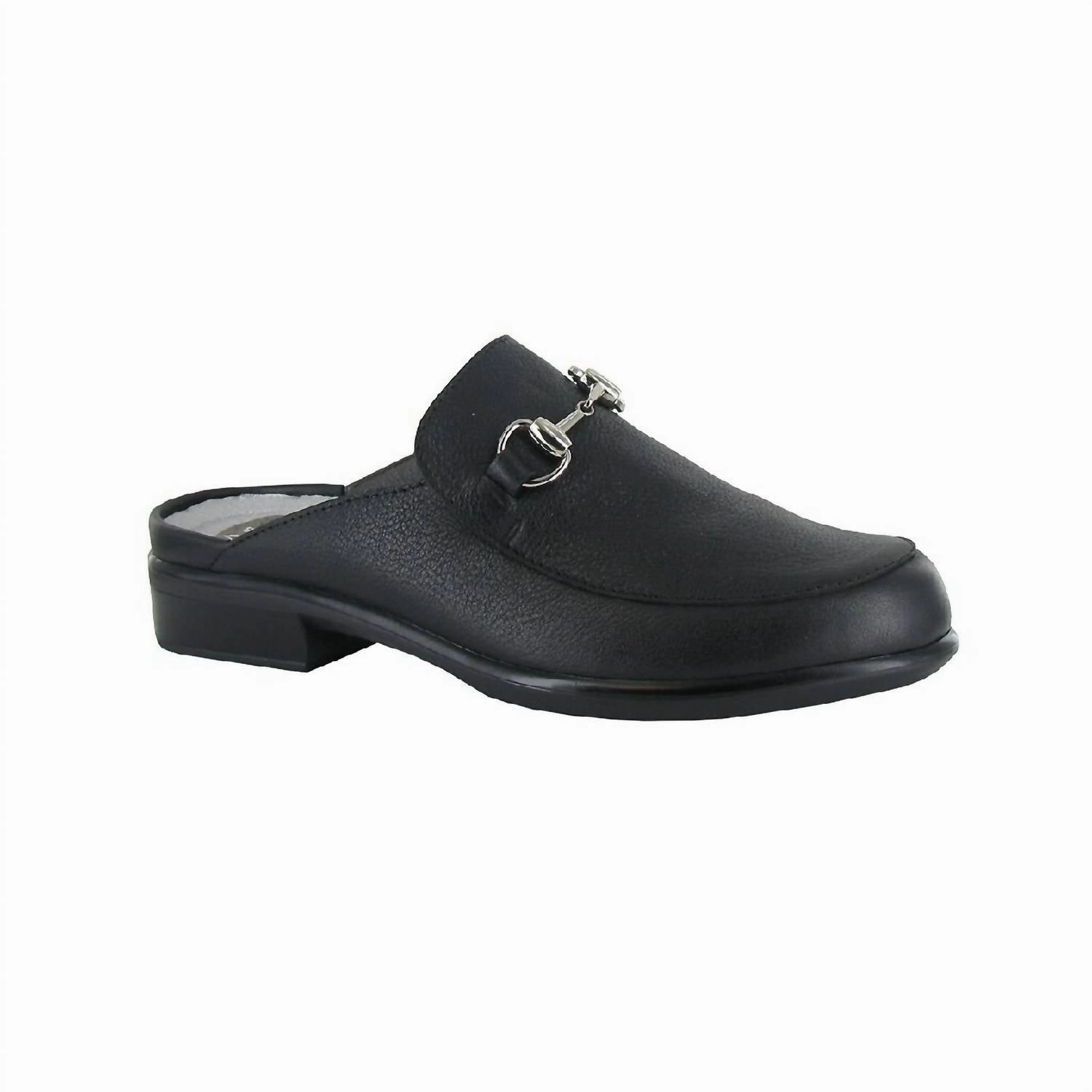 Non Irritating Seams Women's Halny Leather Mule In Black