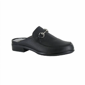 Easy Comfort Women's Halny Leather Mule In Black