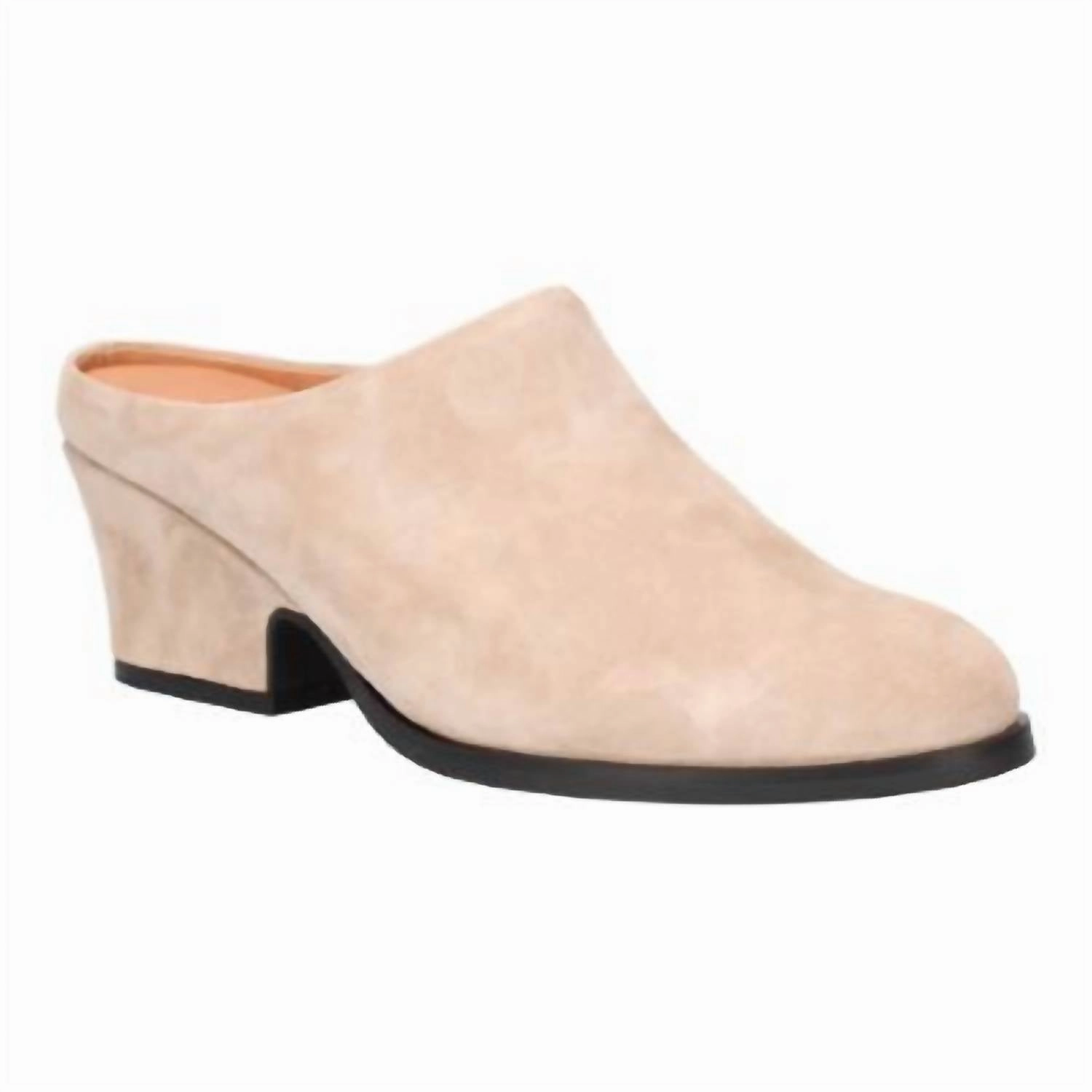 Women's Jiya Clog In Taupe Suede Faux Leather Seamless Walk