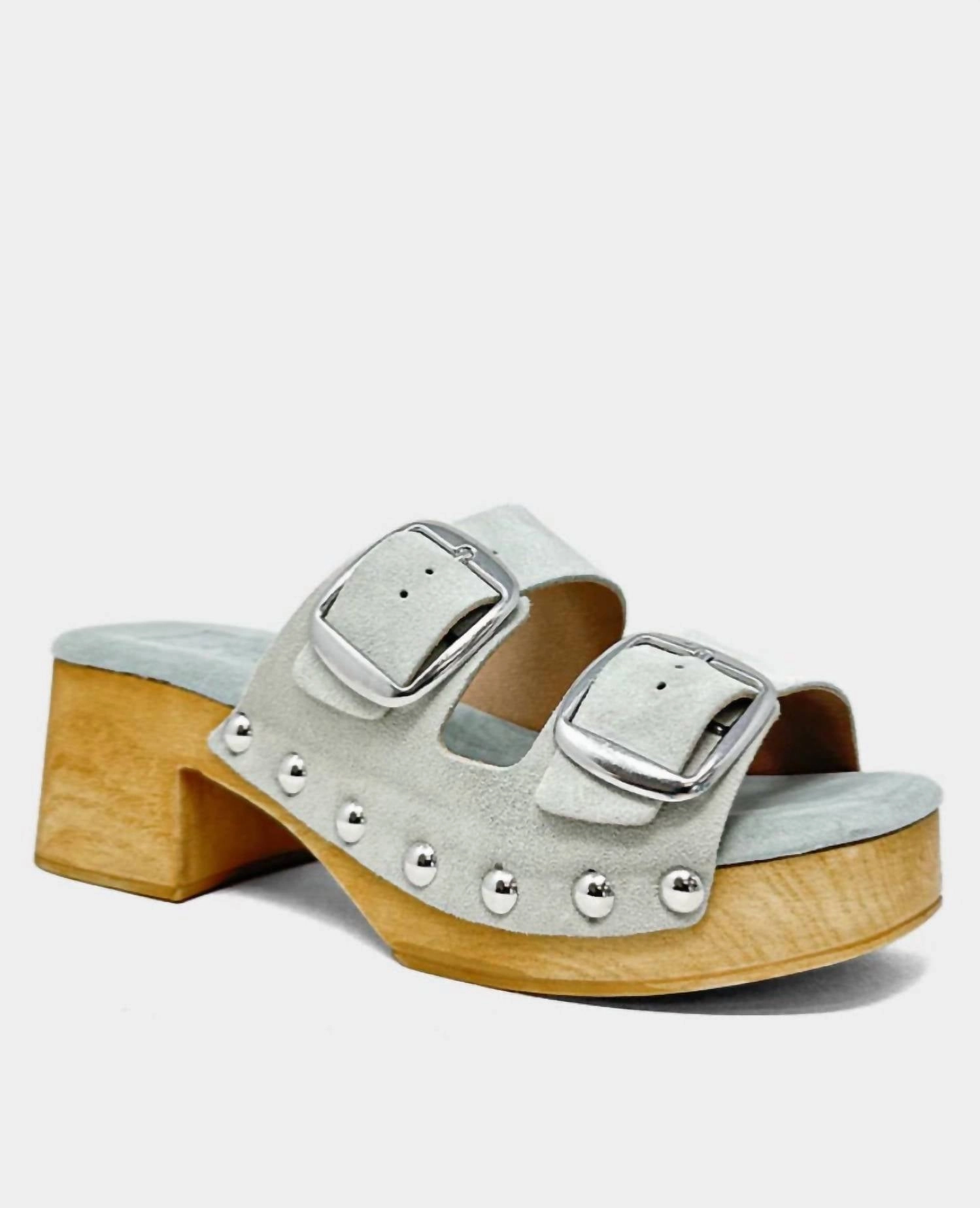 Women's Juno Clogs In Sage Comfortable Stability