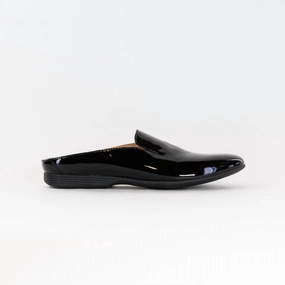 Women's Lexie Mule In Black Patent Temperature Regulating Fabric Arch support