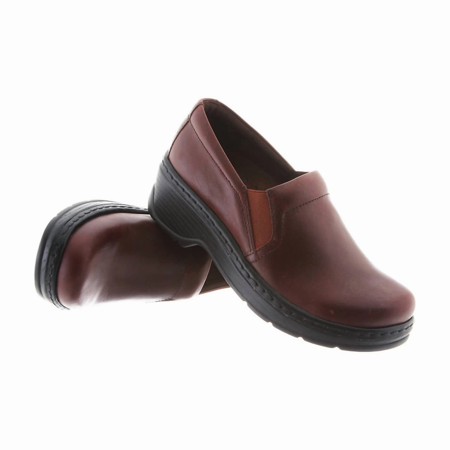 Reinforced toe cap Women's Naples Slip Resistant Work Clogs In Chaos