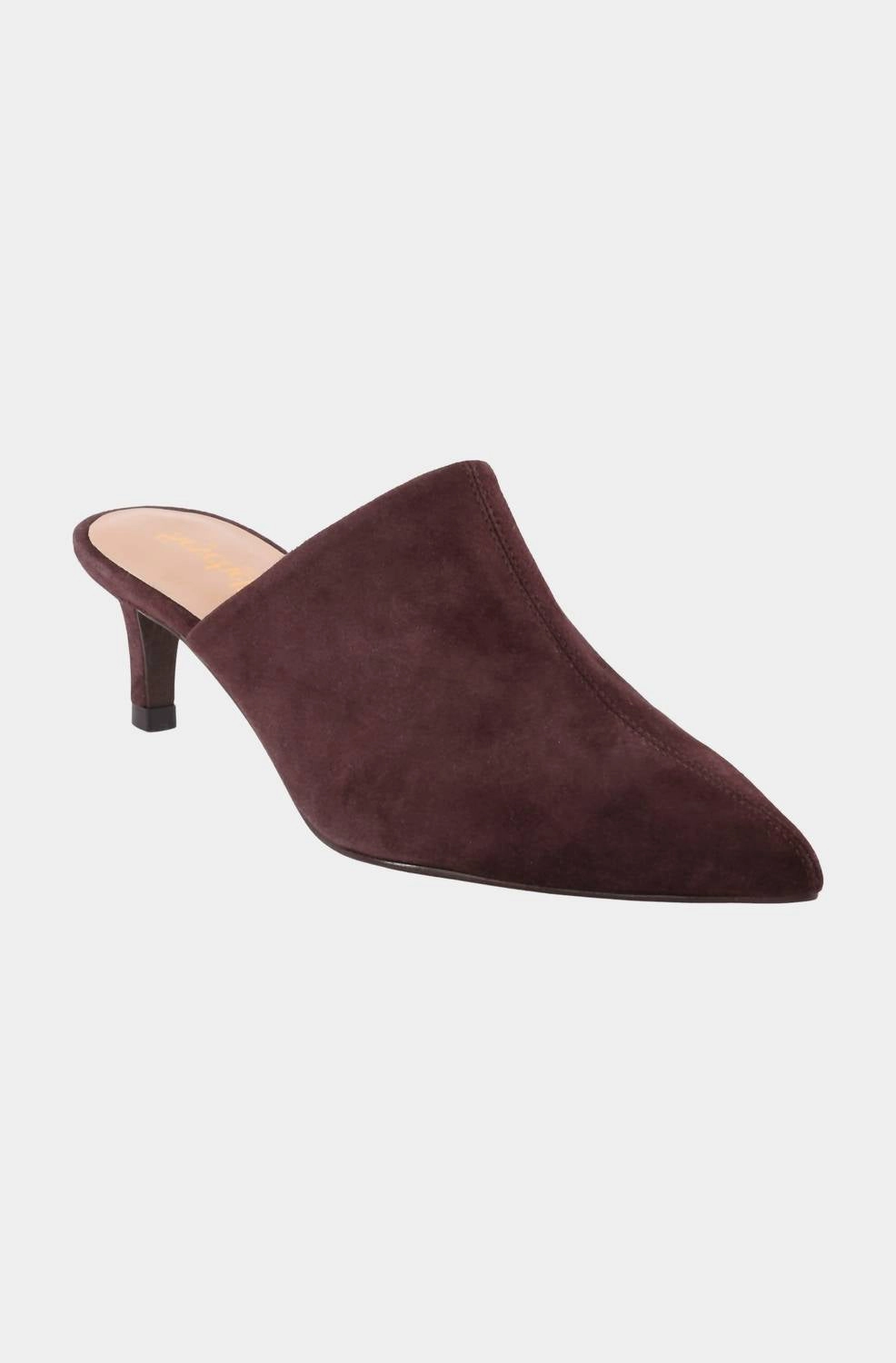 Women's Obsession Pointed Toe Mule In Brown Secure fit Basic Style