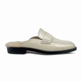 Women's Odessa Loafer Mule In Bone Cushioned Ankle