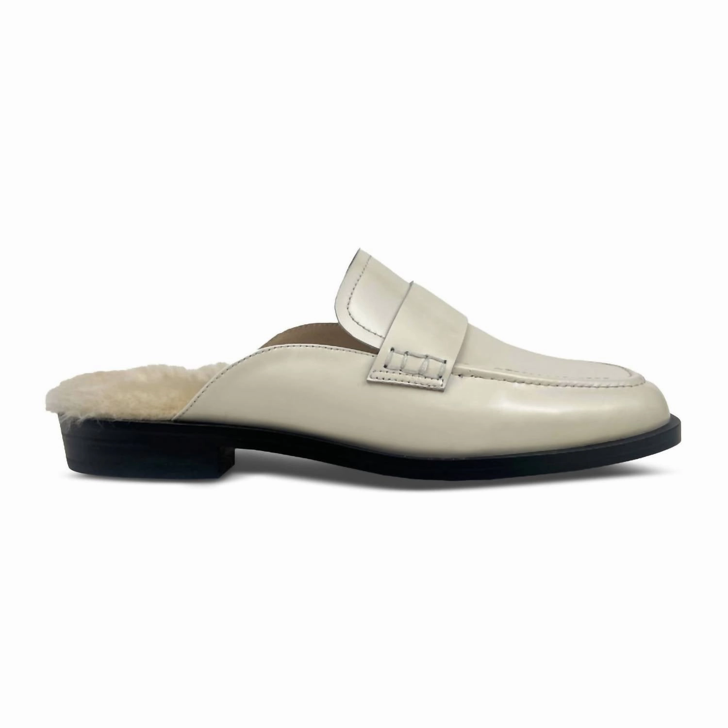 Flexible Straps Beach Slip Women's Odessa Loafer Mule In Bone