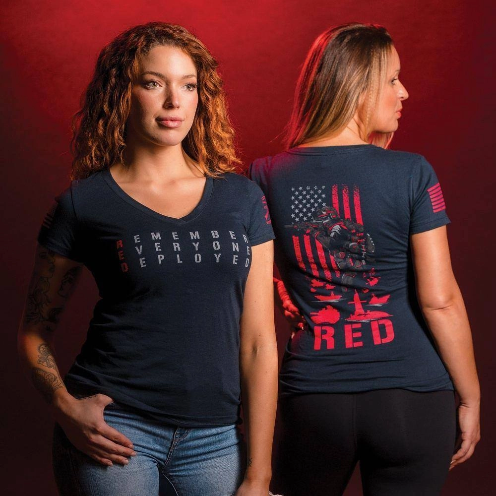 Women's RED Friday V-Neck - Midnight Navy Outdoor Comfort Style Feminine Appeal