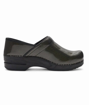 Women's Sabel Smart Step Professional Clog In Patent Charcoal Comfortable for trail running