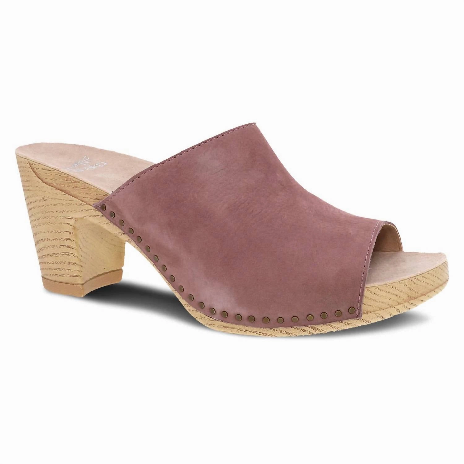 Women's Tandi Summer Slip On Heeled Mule In Rose Fitness
