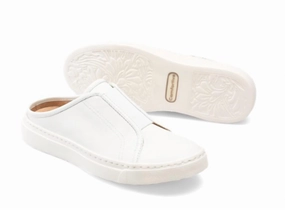 Women's Tolah Mule In White Comfortable Technology Quick Drying
