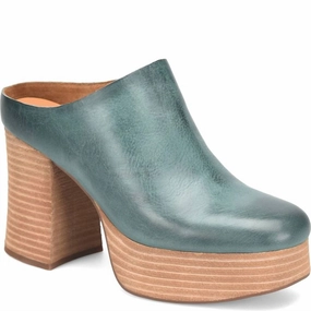 Women Veronica Mule In Teal Instant Footwear Arch support