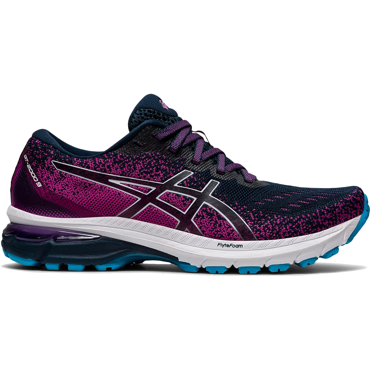 Airflow Fabric running in a rural area shoes Women's GT-2000 9 Knit