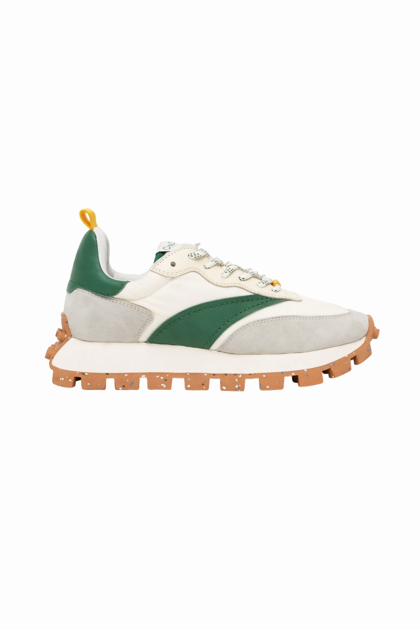 Oncept Osaka Sneakers in Ivory Green Noise   Reducing Thermo Regulating
