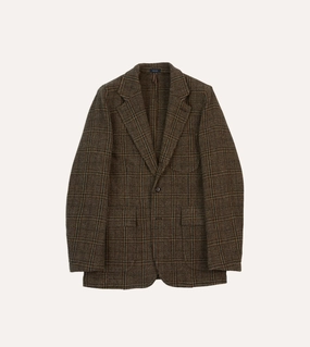 Brown Check Harris Tweed Games Blazer Mk. VII Perfectly Refined