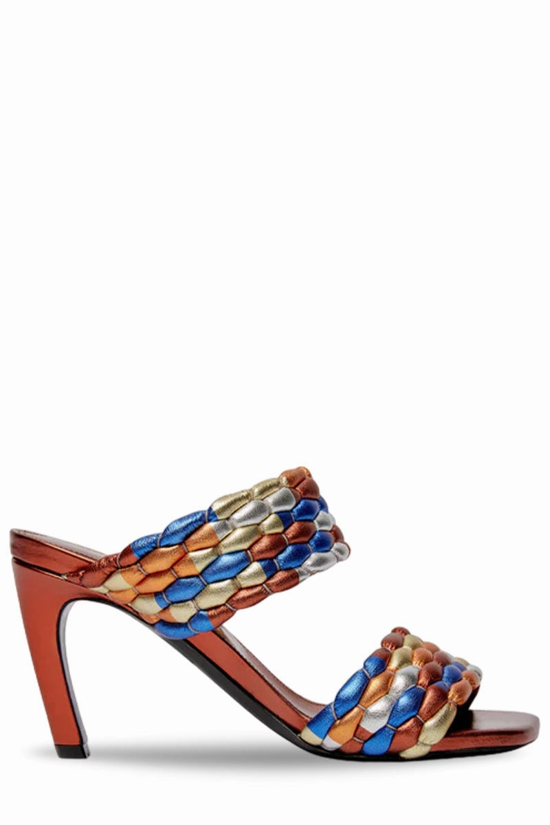 All terrain City Energy Woven Metallic Mules