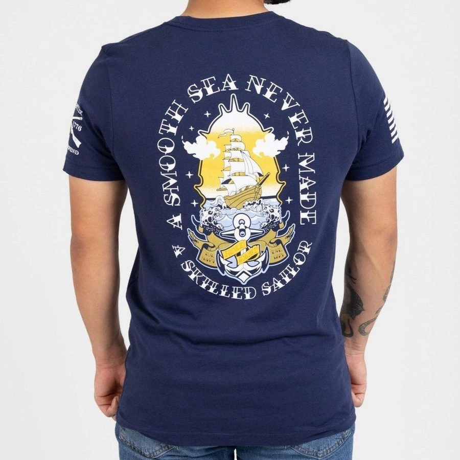 USN - Skilled Sailor T-Shirt - Navy BioBased Fibers