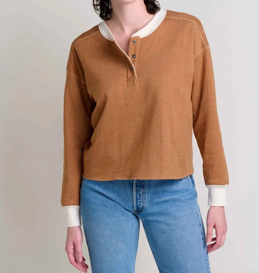 Cozy Vibe Casual Jacket W's Nord Reversible L/S Henley