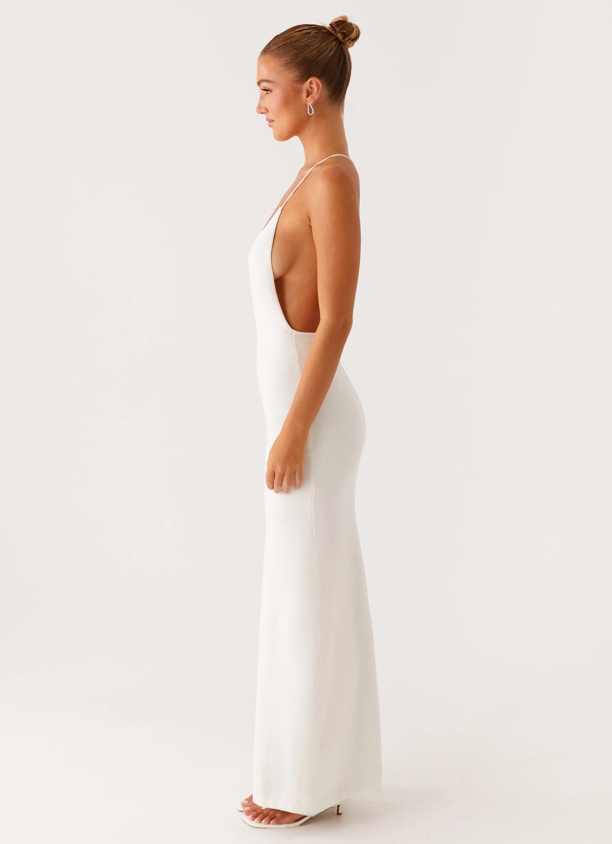 Life Soft Yalina Knit Maxi Dress - Ivory