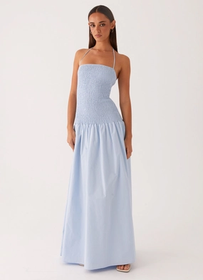 DeepPocketStyle Zahra Maxi Dress - Blue