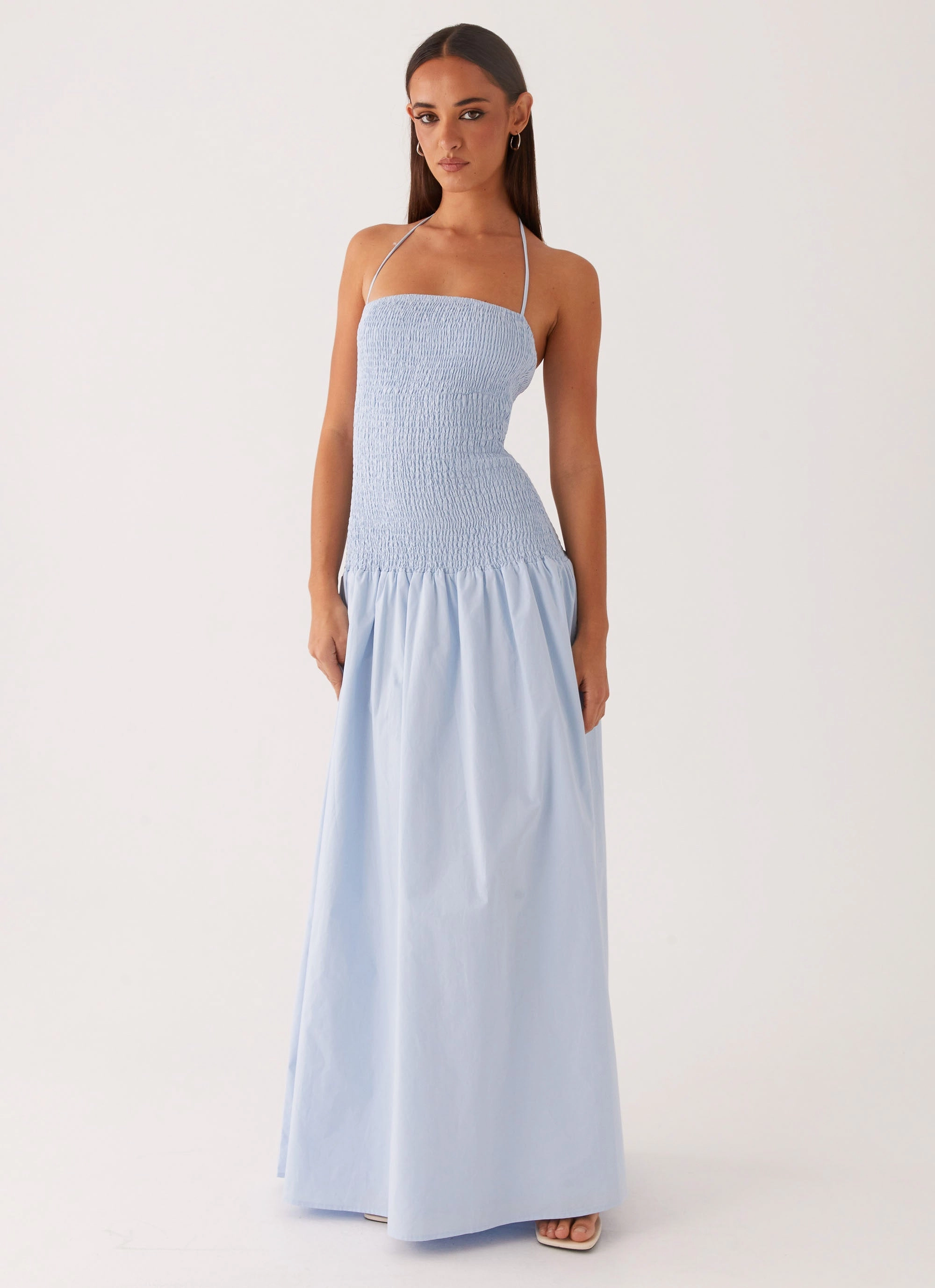DeepPocketStyle Zahra Maxi Dress - Blue