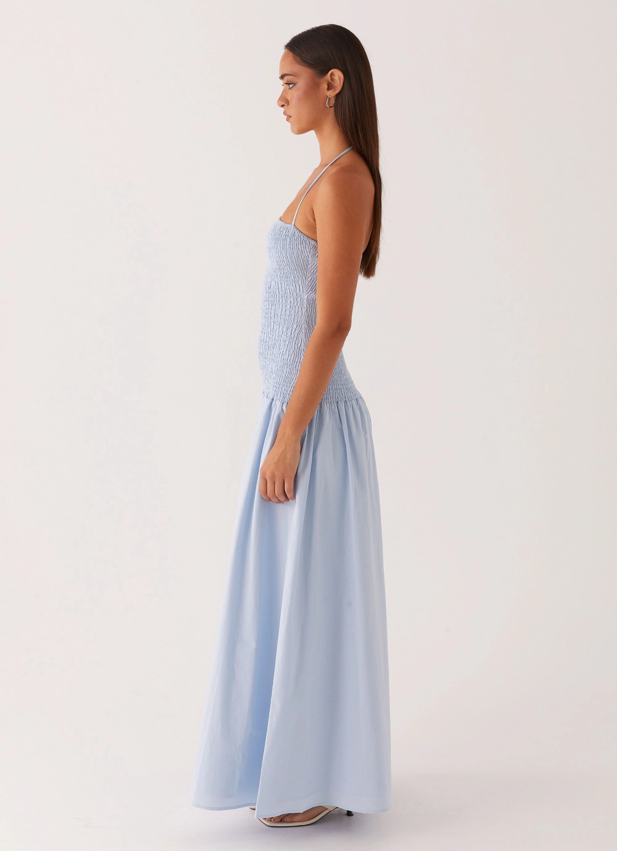 Subtle Elegance Zahra Maxi Dress - Blue