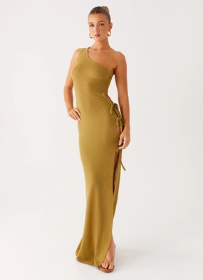 NonSlipClosure Natural Fit Zarnella Maxi Dress - Lime