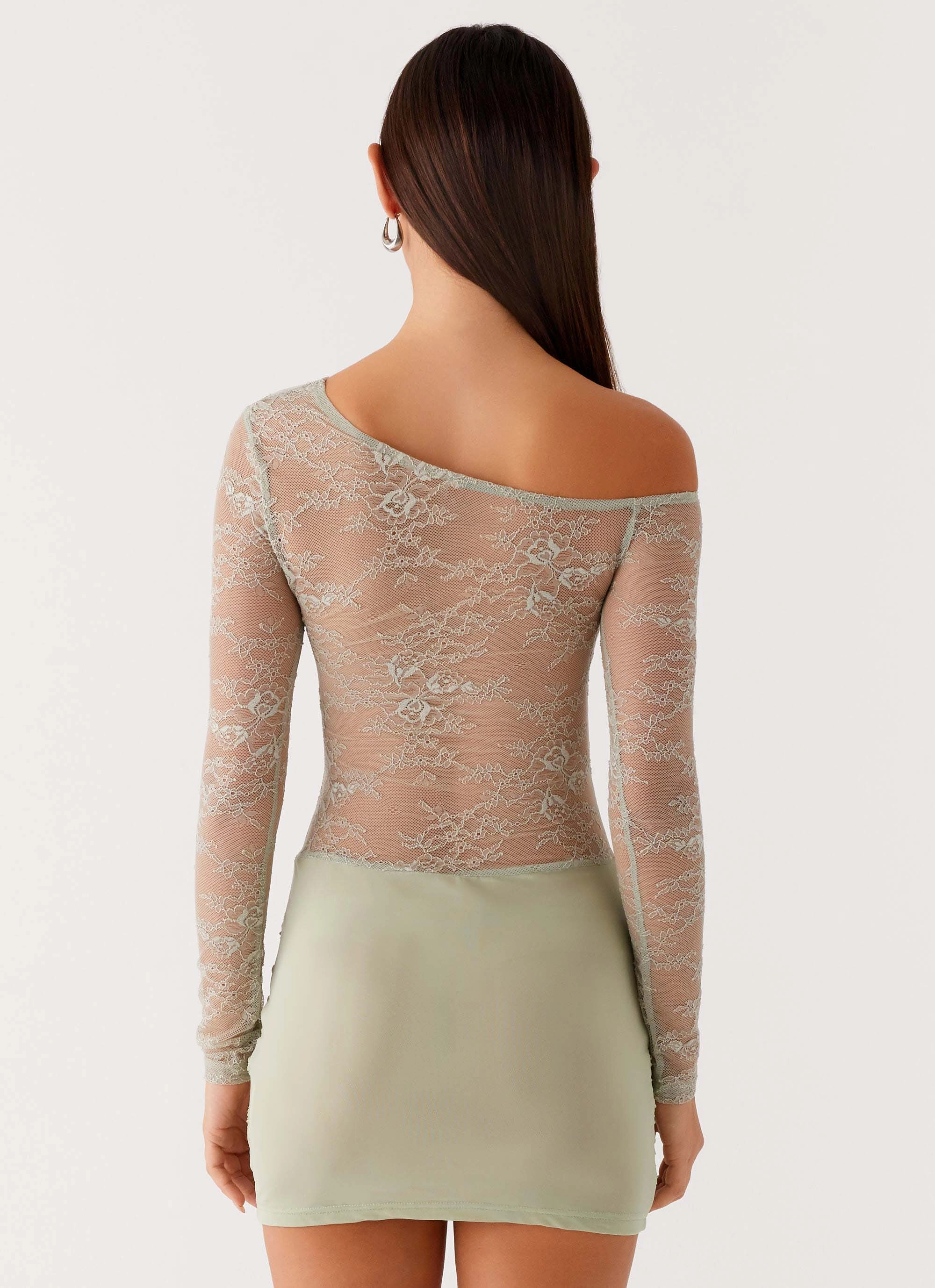 Zenni Mini Dress - Sage Padded-Bust Feather Light