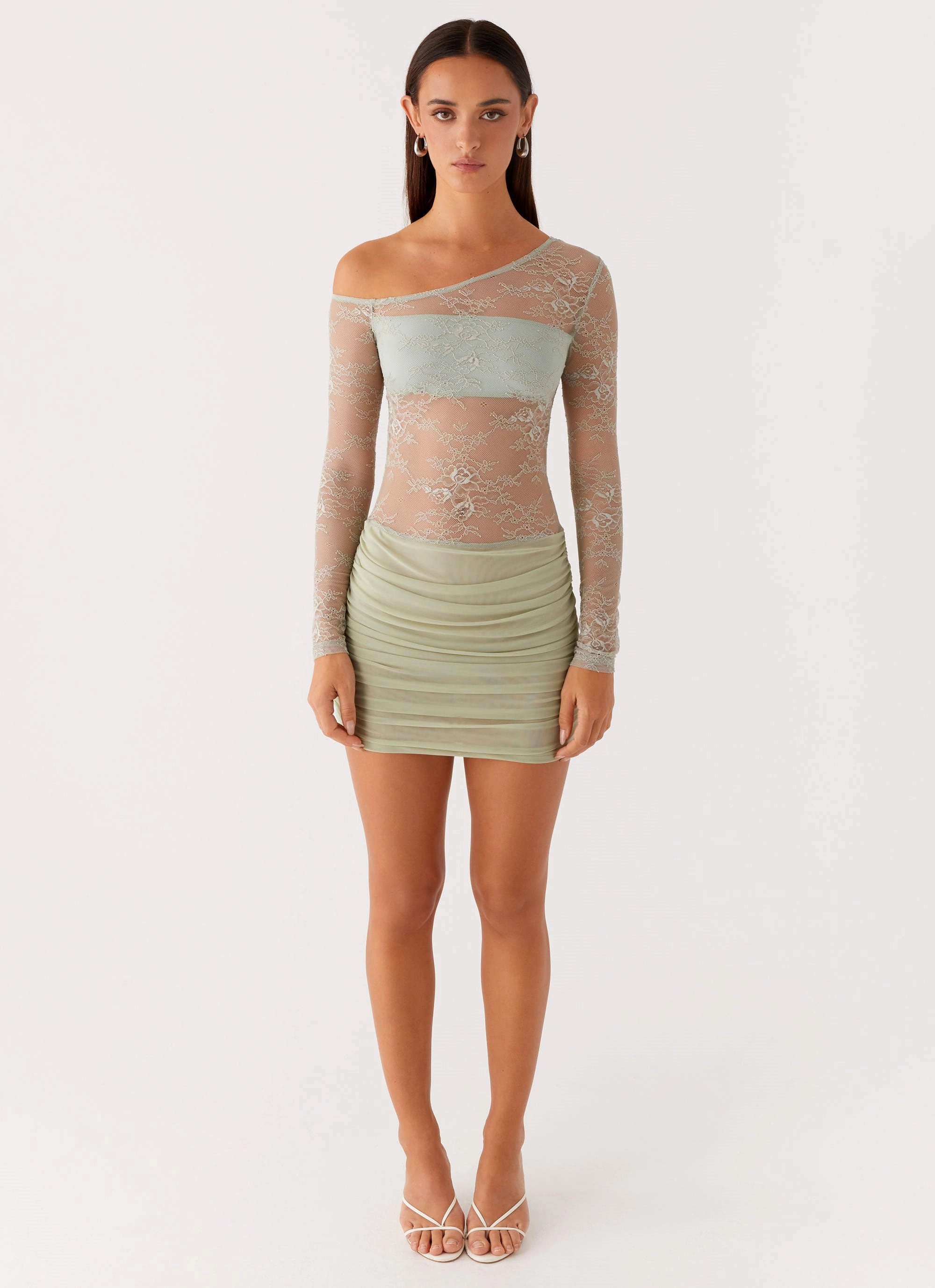 Zenni Mini Dress - Sage Classic Mood Relaxed Design
