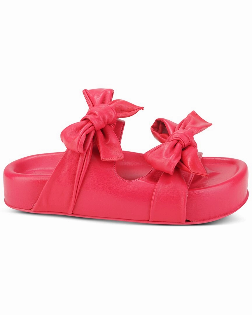 Comfortable For Sports AGL Jane Double R Leather Slide