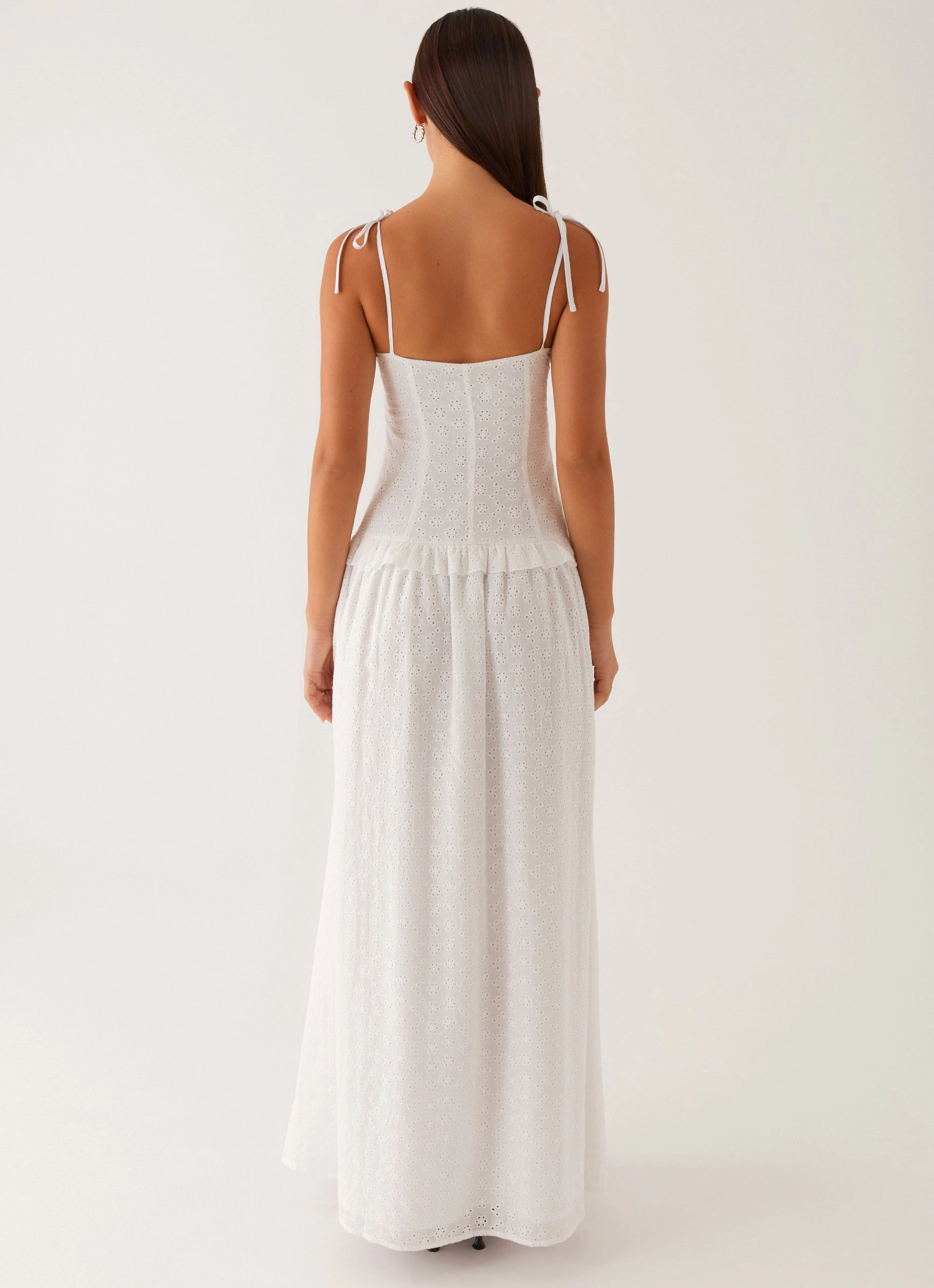 Summer Air Reveria Twist Maxi Dress - Ivory